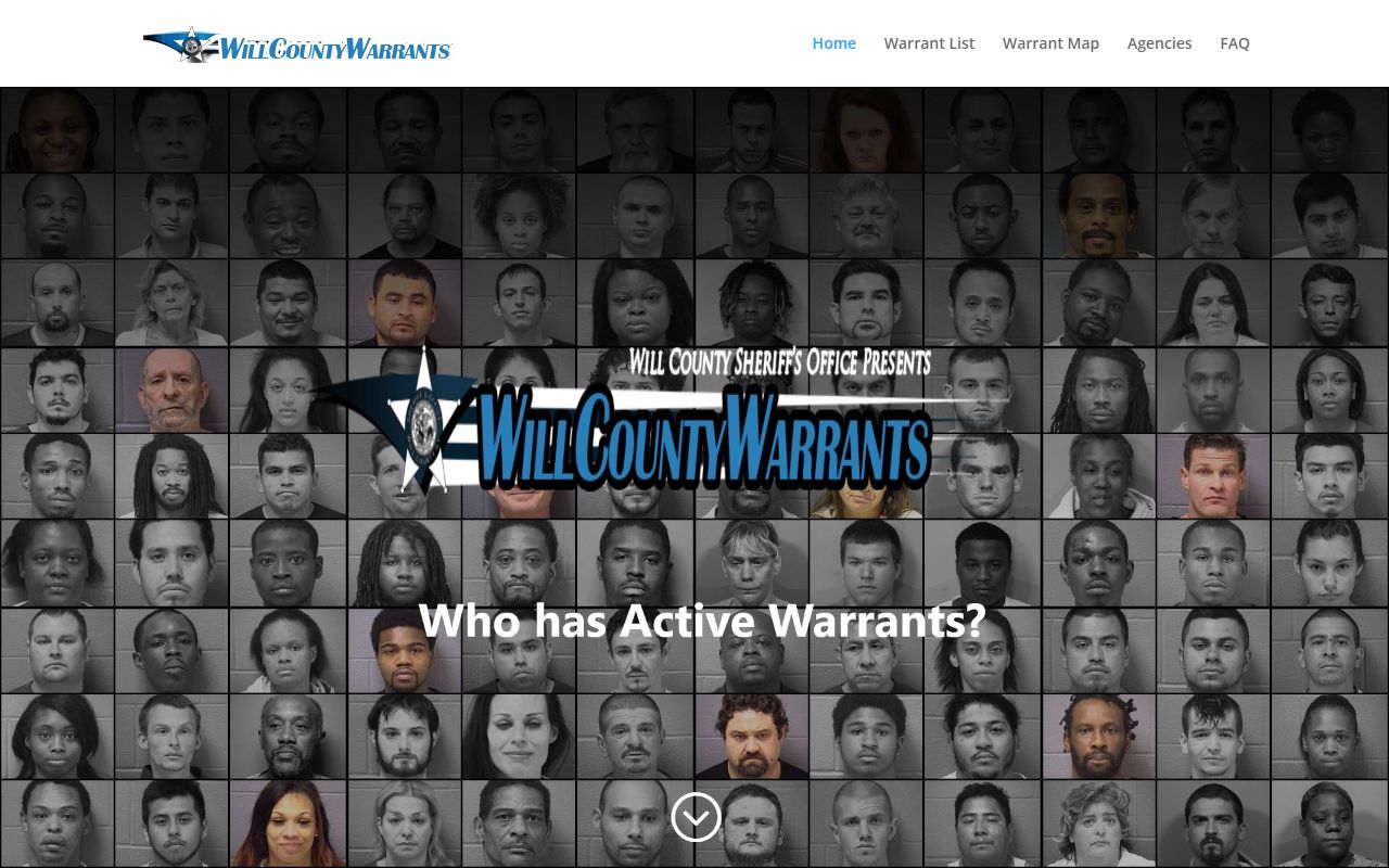 Will County warrant search database for Joliet warrant records