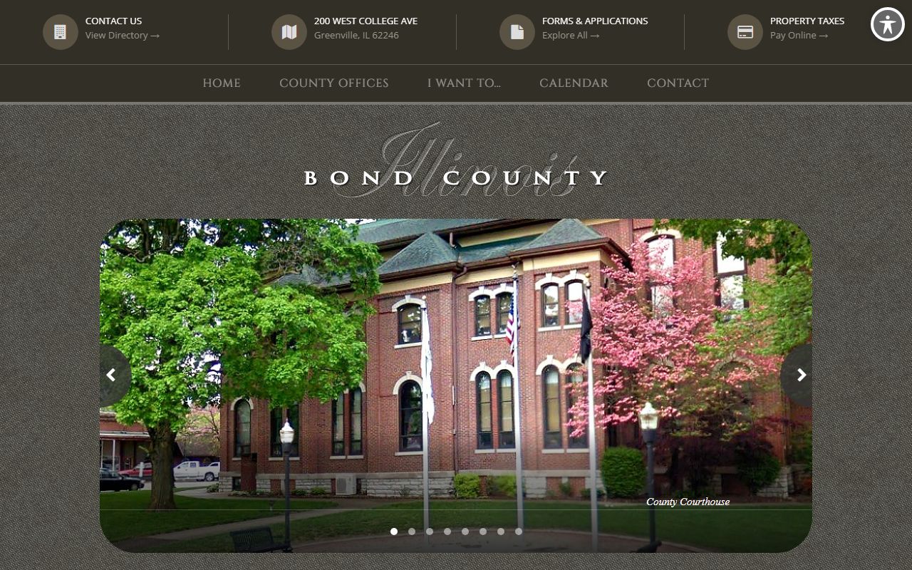 Bond County government portal for warrant records access