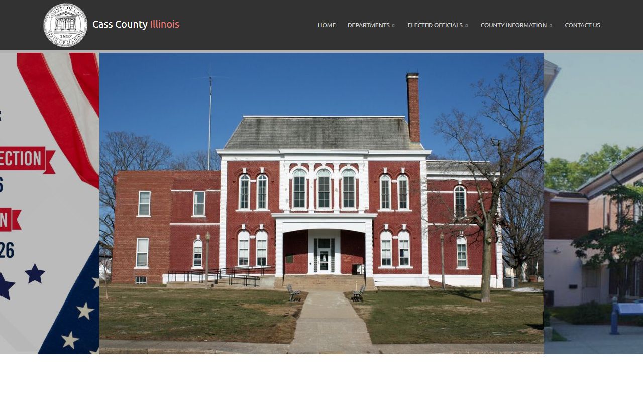 Cass County government portal for accessing warrant records