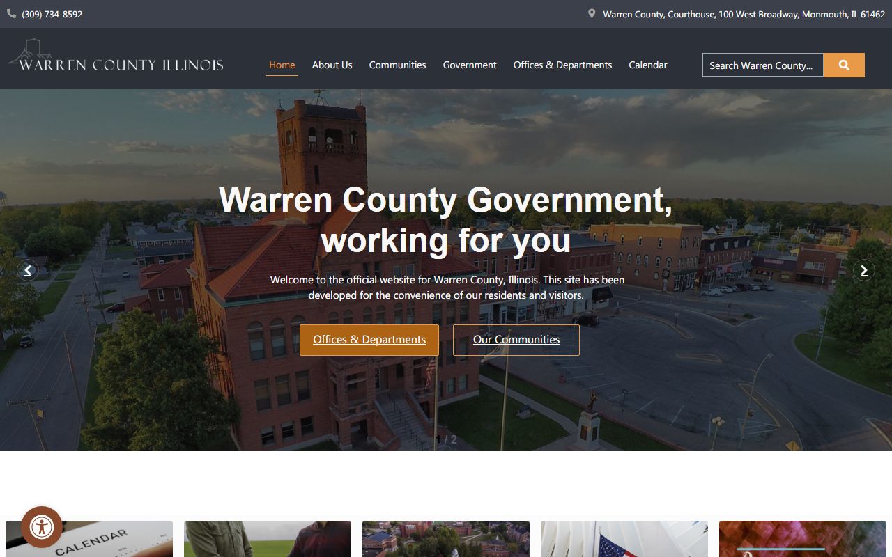 Warren County portal for accessing warrant records