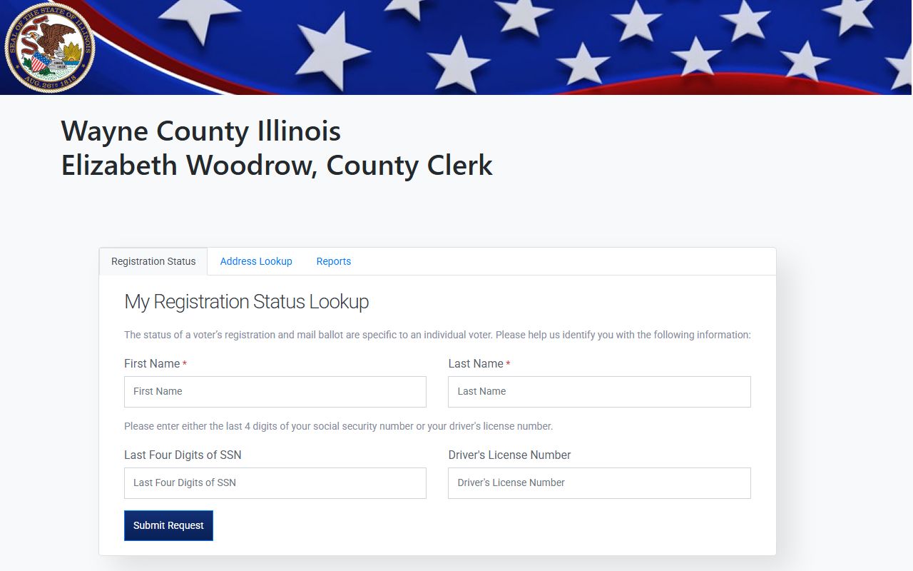 Wayne County government portal for warrant records search