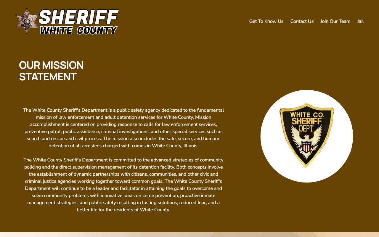 White County Sheriff portal for warrant records